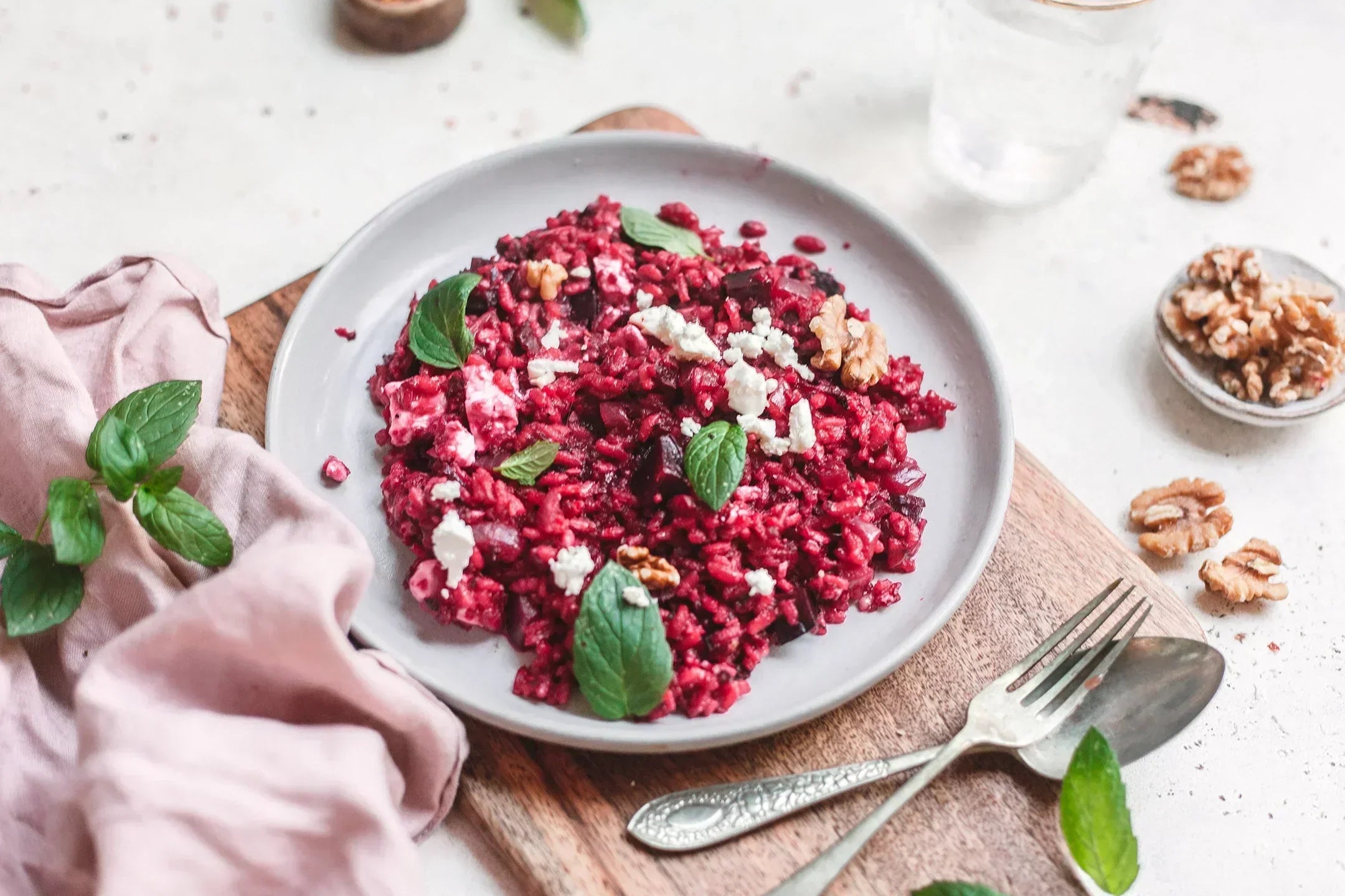 Beetroot risotto