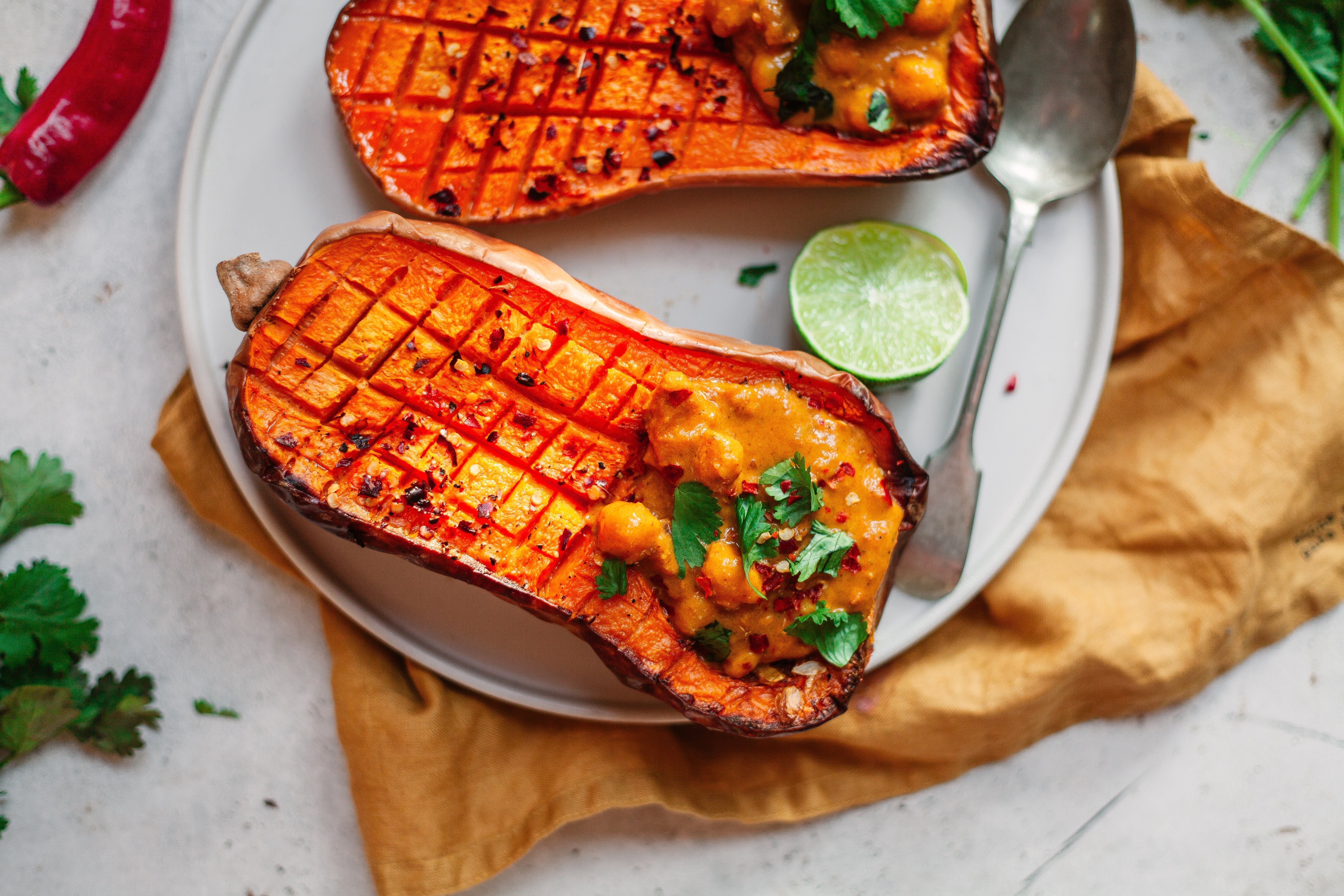 Butternut squash curry