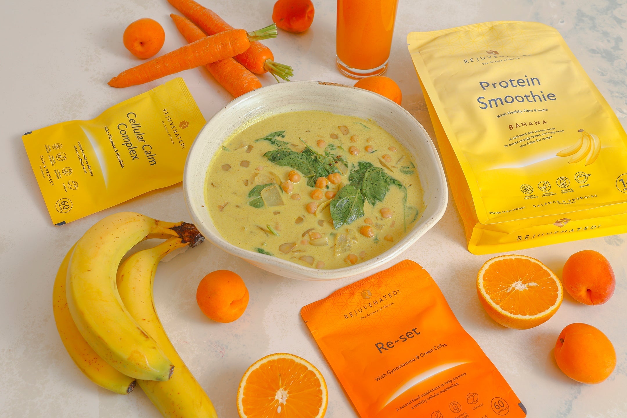 Sweet potato, coconut and chickpea curry