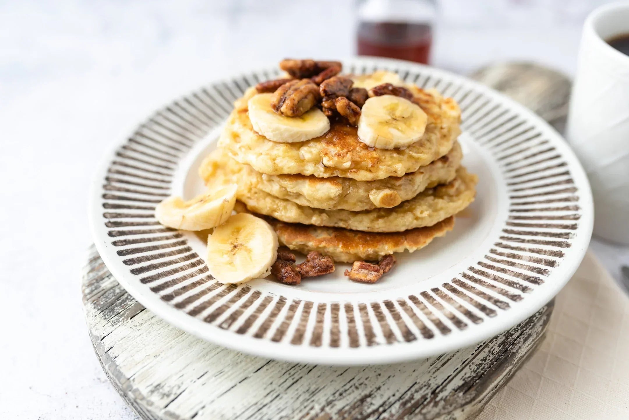 Banana Protein Smoothie pancakes
