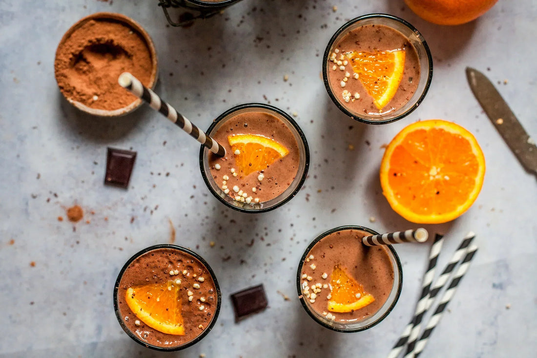 Chocolate & orange protein smoothie