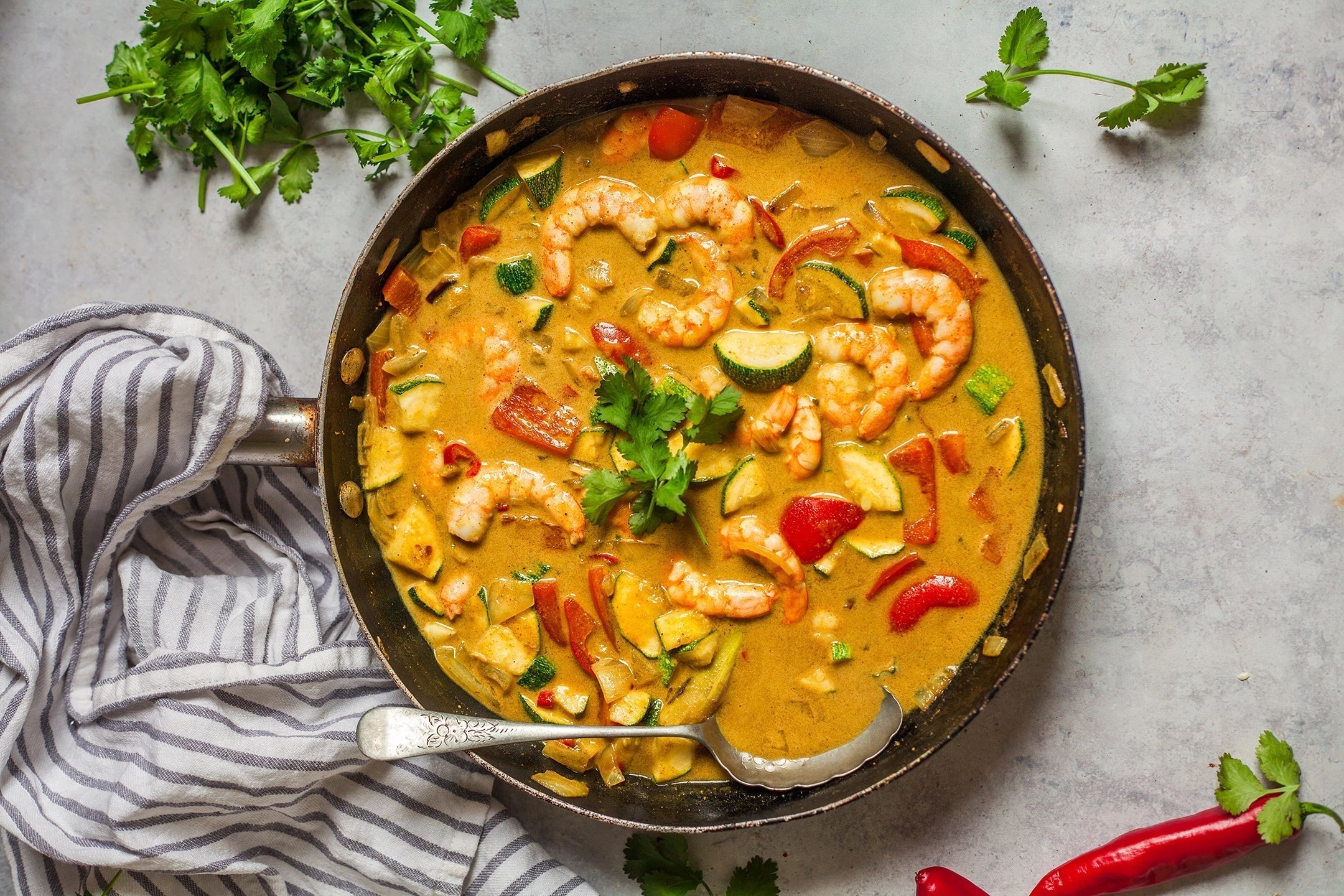 Prawn lemongrass curry