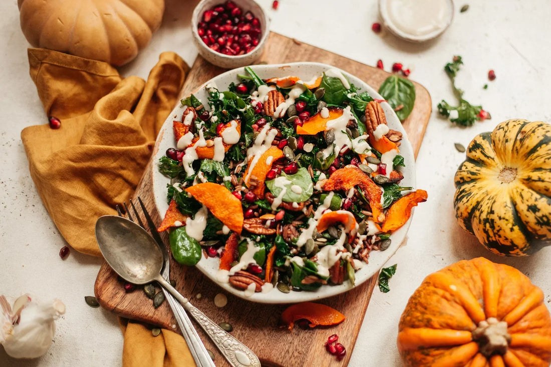 Roast pumpkin salad