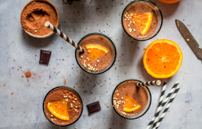 Chocolate orange Protein Smoothie